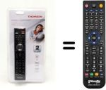 Mando a distancia equivalente Thomson 21SCN380