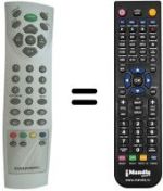 Télécommande équivalente Grundig LCD 51-7410TOP