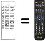 Mando a distancia equivalente Philips TP 660 PIP