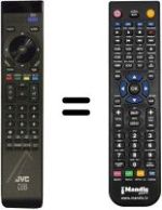 Mando a distancia equivalente JVC LT-37HB1SU / AX