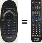 Mando a distancia equivalente Philips 32PFL7406M