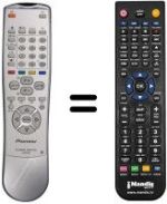 Mando a distancia equivalente Pioneer PDP433HDE