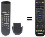 Mando a distancia equivalente Philips RC7515 / 01