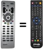 Télécommande équivalente Thomson DTH8040E