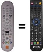 Replacement remote control Samsung SHD-85