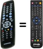 Mando a distancia equivalente Samsung BN59-00687A