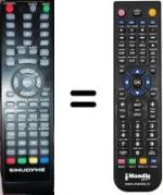 Télécommande équivalente Sinudyne SYU32K300