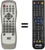 Mando a distancia equivalente Seg DVD530