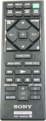 Mando a distancia original SONY RMT-AM502U Mando a distancia original SONY RMT-AM502U