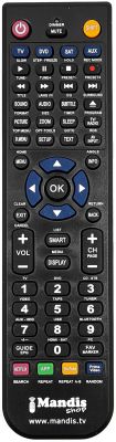 Replacement remote control CORTLAND DVD XX1
