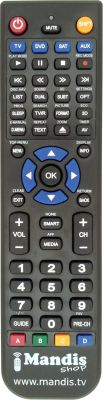 Replacement remote control Technics HVS54673
