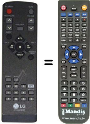 Replacement remote control 6710CMAQ05P Replacement remote control 6710CMAQ05P