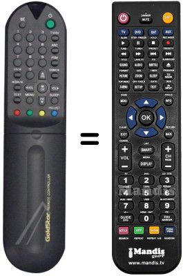 Mando a distancia equivalente 6710V00009L Mando a distancia equivalente 6710V00009L