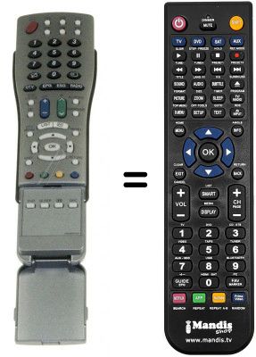 Mando a distancia equivalente Sharp LC-37GD9E