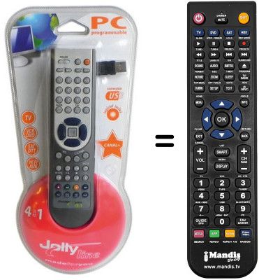 Télécommande équivalente Trans Continents TR21900D