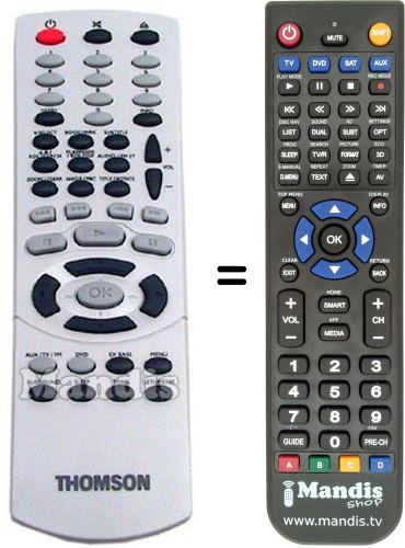 Télécommande équivalente 36244550