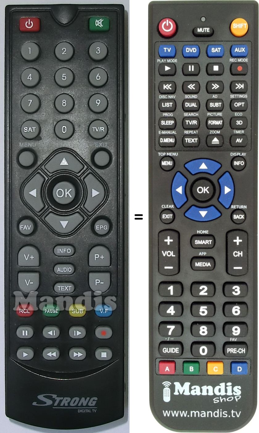 Replacement remote control Strong SRT7300CI