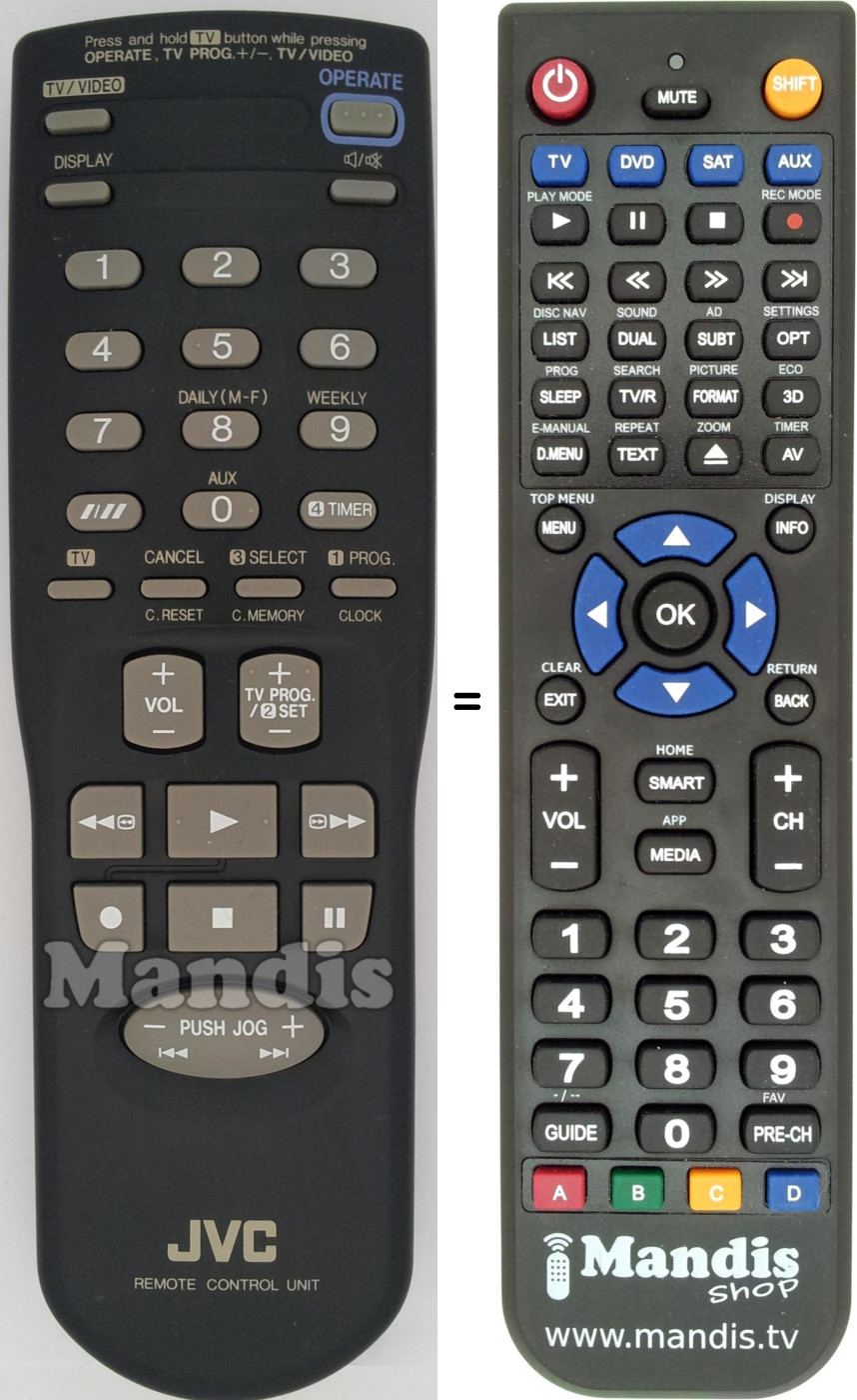 Télécommande équivalente REMCON1448