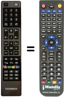 Télécommande équivalente 23103896