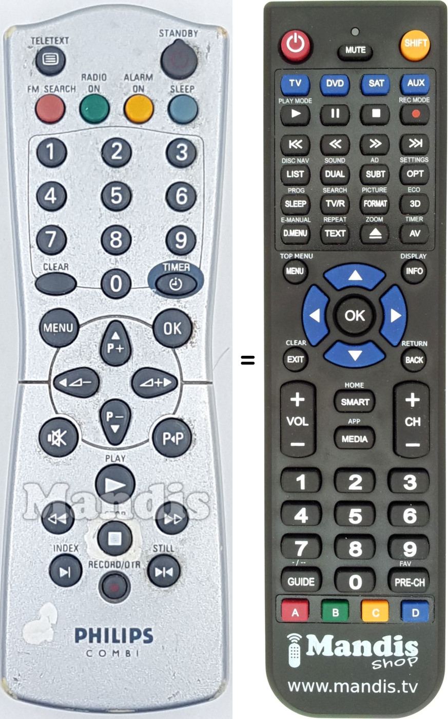 Replacement remote control REMCON1849