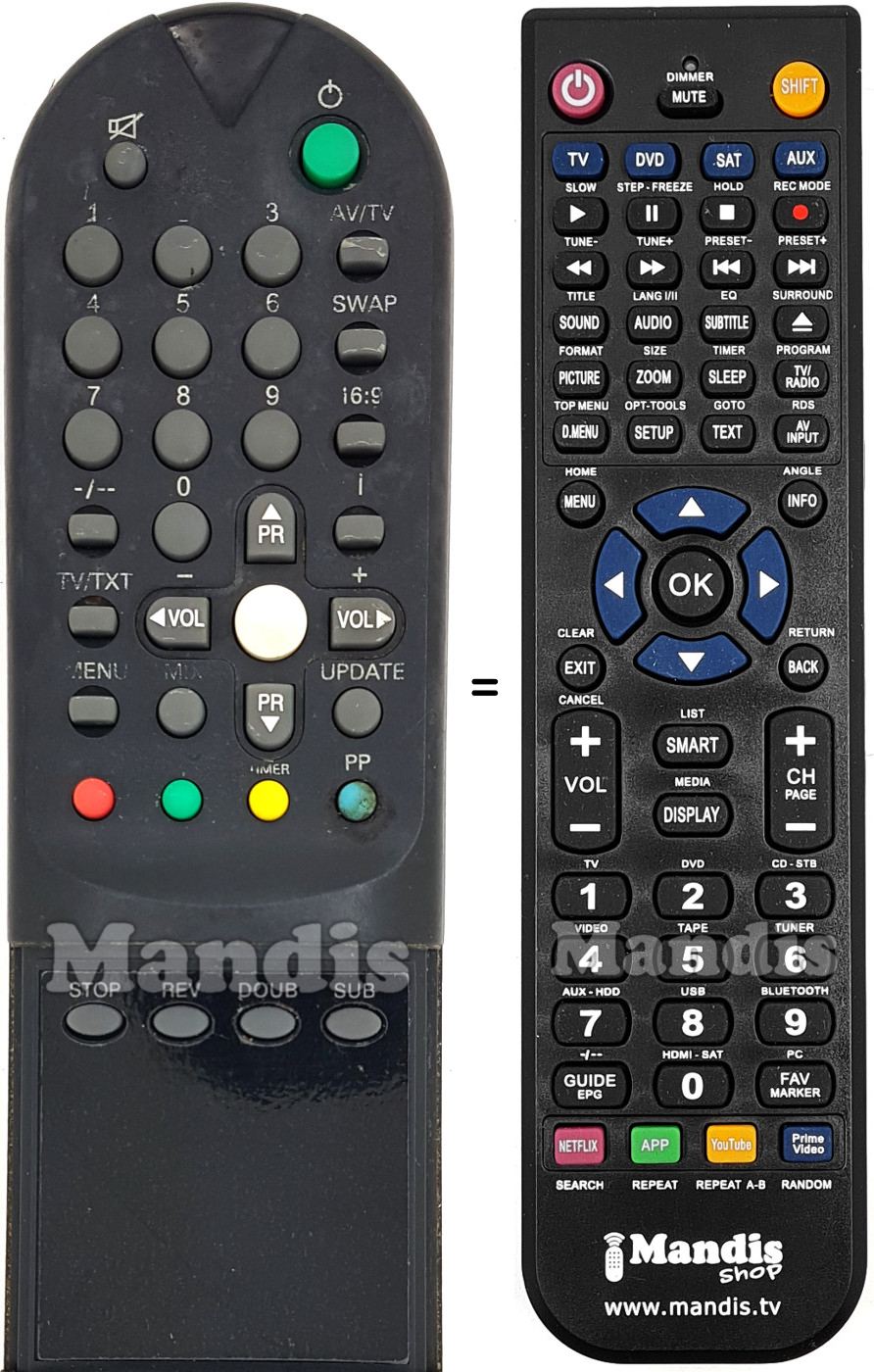 Replacement remote control LG REMCON400