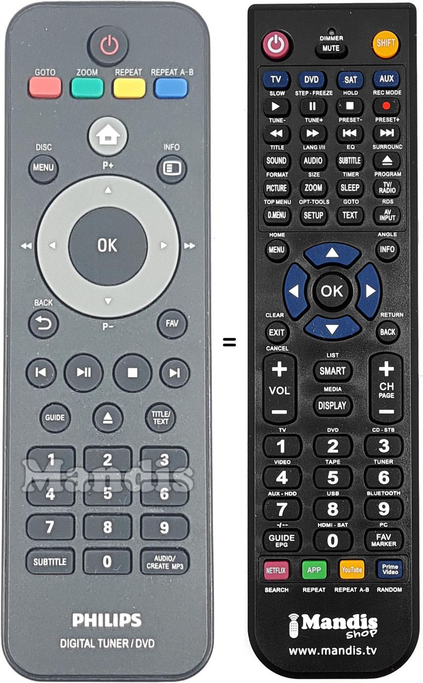 Mando a distancia equivalente 1014000685