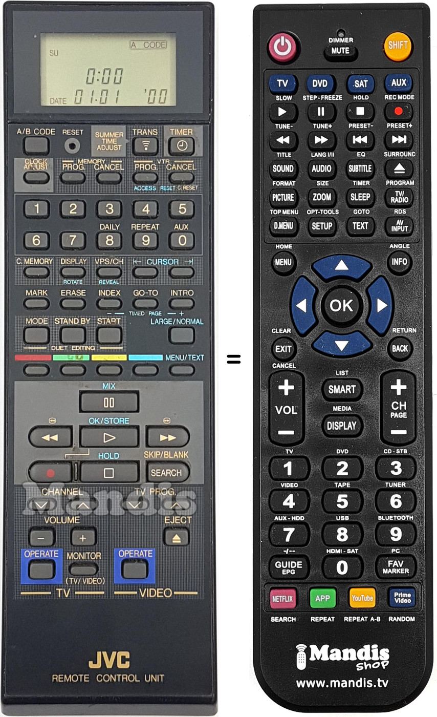 Télécommande équivalente PQ10884