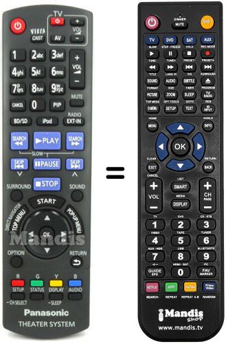 Télécommande équivalente N2QAKB000073