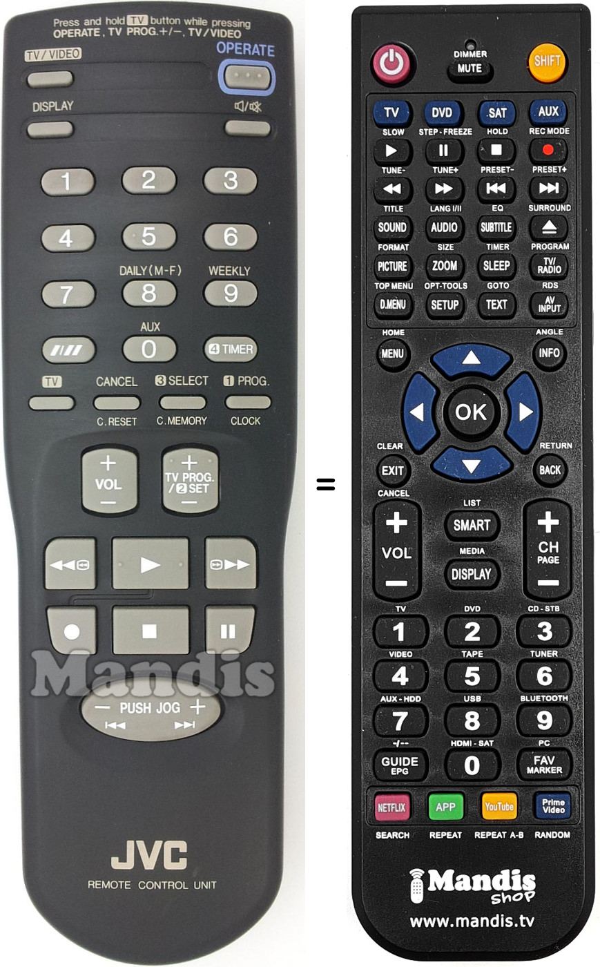 Mando a distancia equivalente REMCON1552