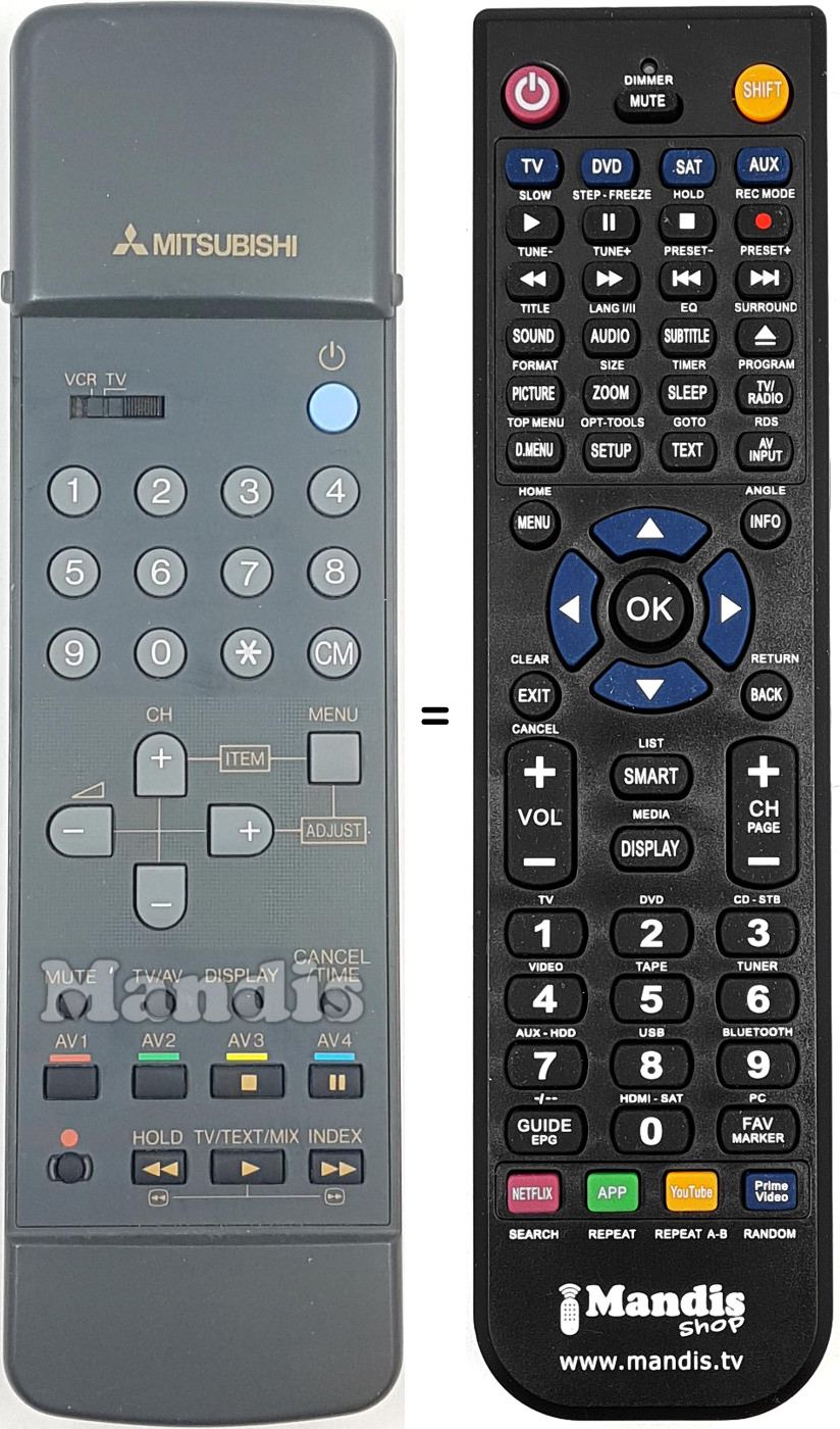 Replacement remote control REMCON2084 Replacement remote control REMCON2084