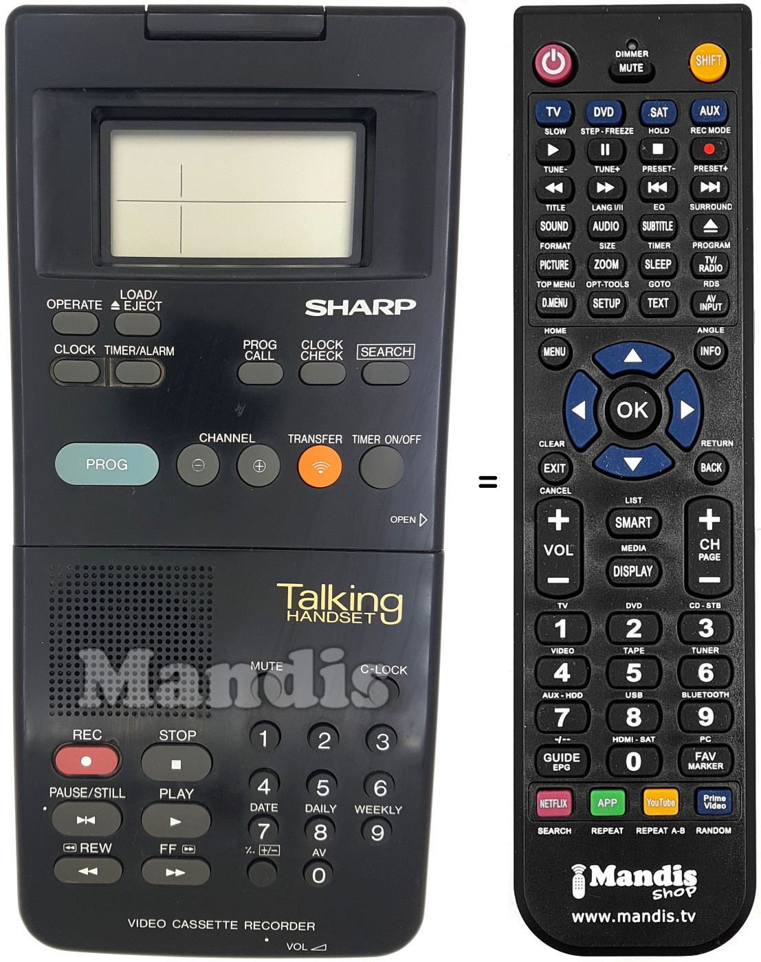 Télécommande équivalente G0558GE