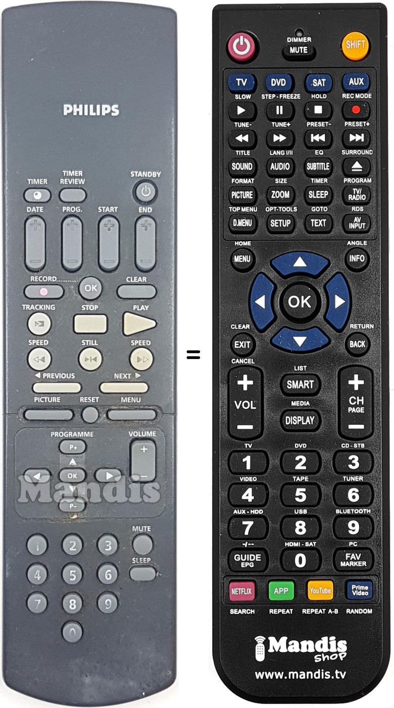 Mando a distancia equivalente RT144513