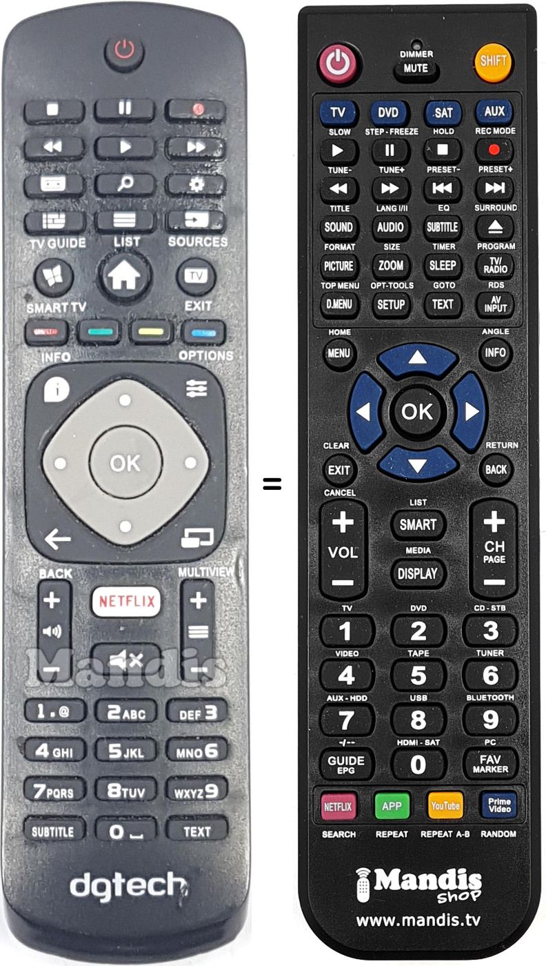 Replacement remote control REMCON2152