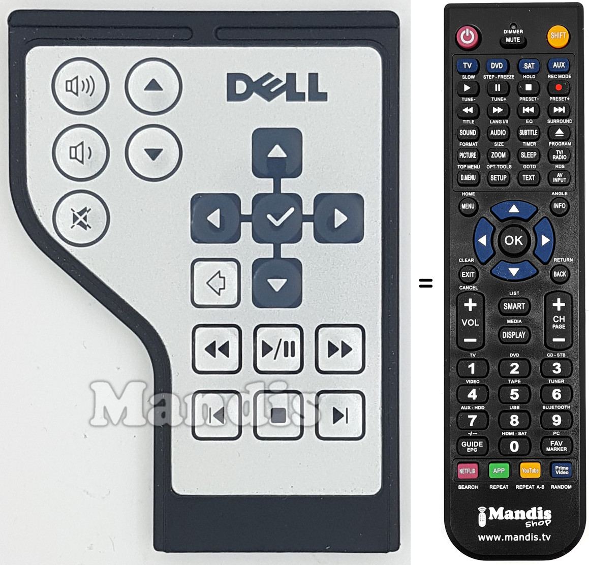 Mando a distancia equivalente RC1761701-00