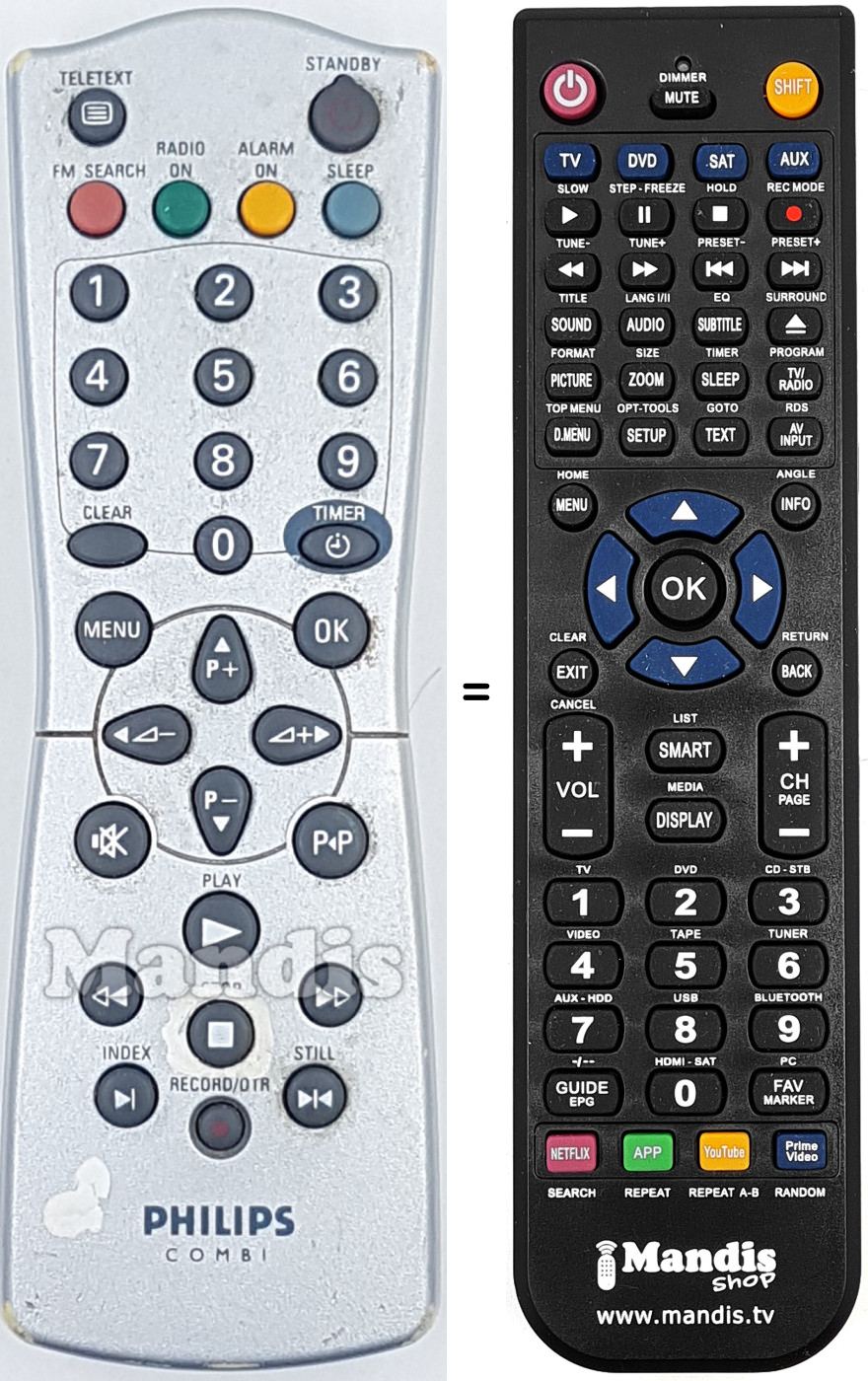 Mando a distancia equivalente REMCON1849
