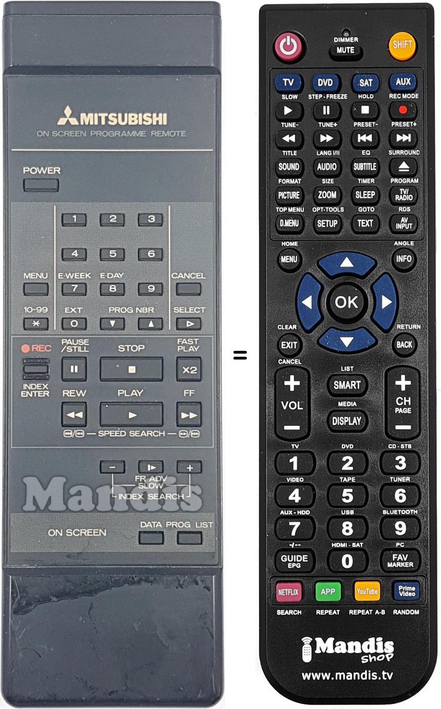 Replacement remote control REMCON1937 Replacement remote control REMCON1937