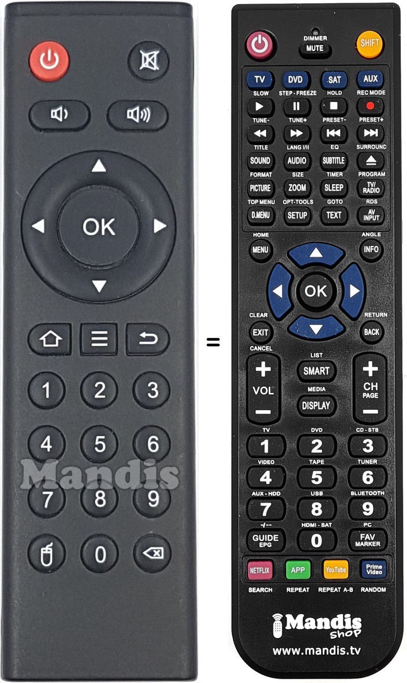 Mando a distancia equivalente REMCON2141