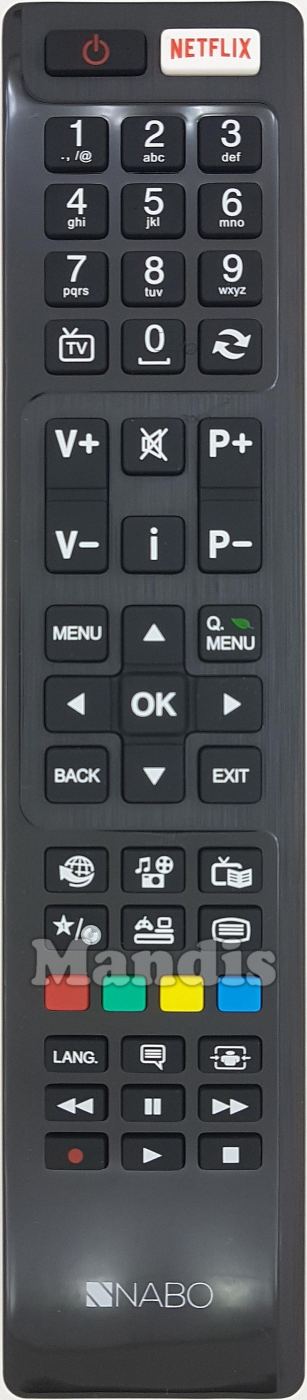 AFTERMARKET RC4848 TV Remote Control for TELEFUNKEN TE43282S25T2K 