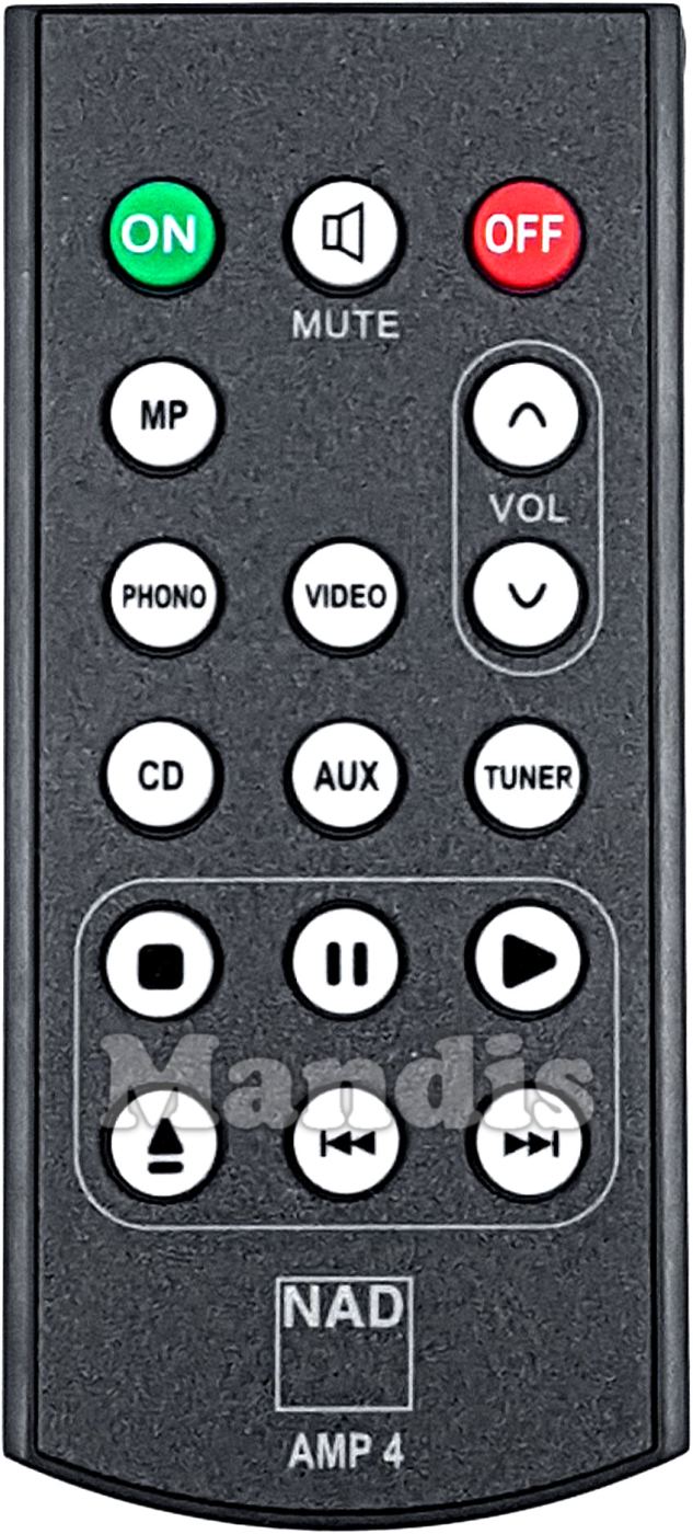 AMP4 (350000063) original remote control