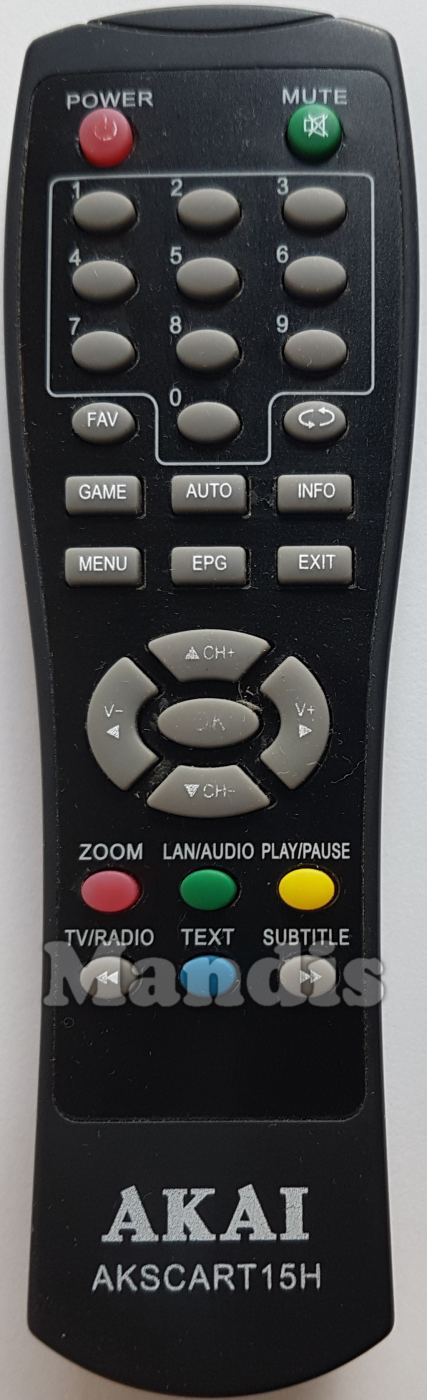 AKAI AKSCART15H original remote control