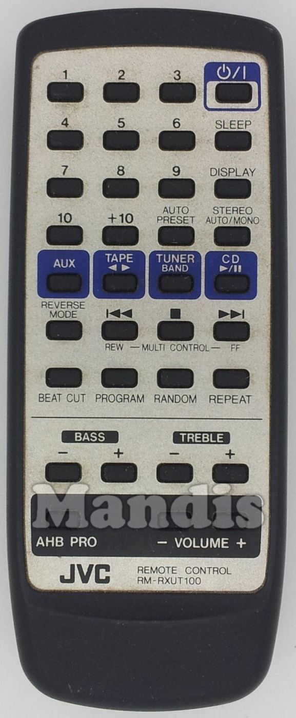 JVC RMRXUT100 original remote control