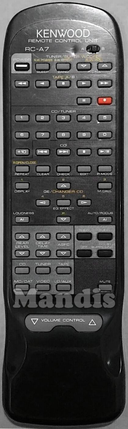 KENWOOD RC-A7 (X94100061) original remote control