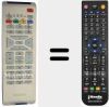 Replacement remote control for RC1683706 (313923813971)