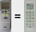 Original remote control AKB74375404