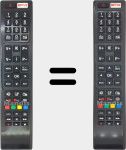 Original remote control RC 4848F (23362826)