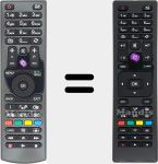 Original remote control RC 4875 (30087730)