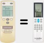Universal remote control Aircoplus (42530)