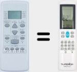 Universal remote control Aircoplus (42530)
