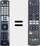 Mando a distancia universal Universal TV LG