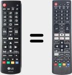 Universal remote control Universal TV LG